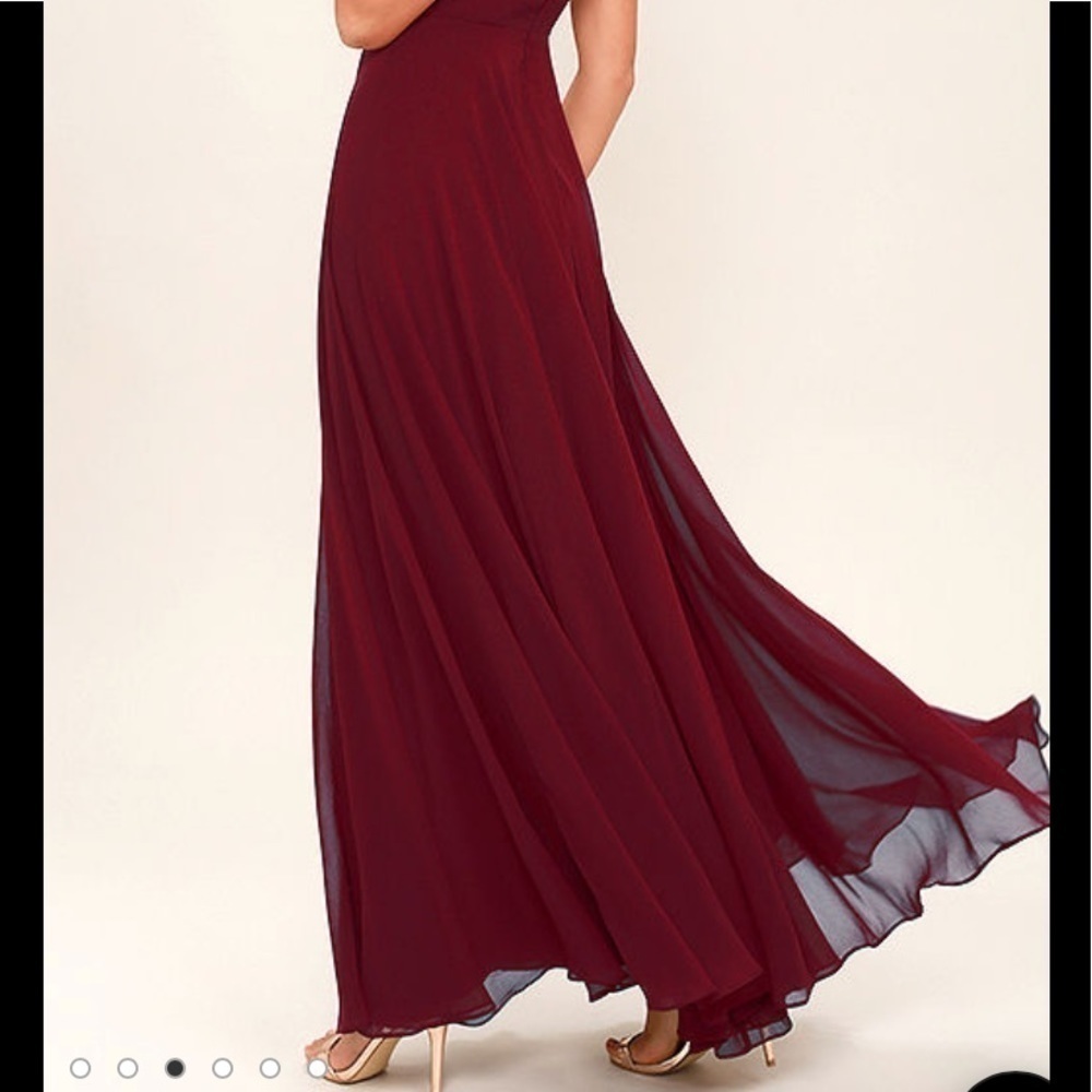 Lulu’s all about love maxi dress sz small - Picture 5 of 11
